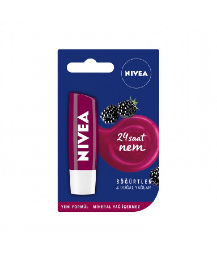 Nivea Dudak Kremi Böğürtlen Aromalı 