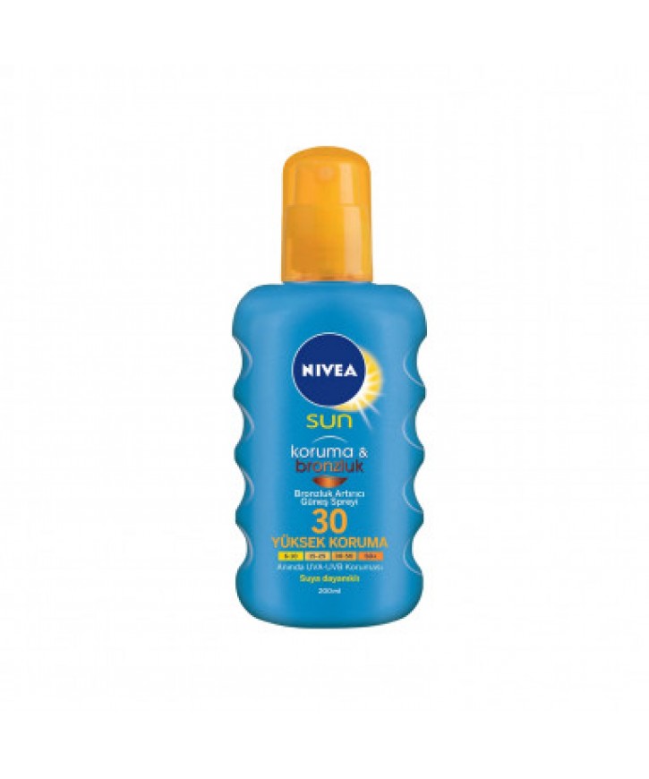 Nivea Koruma Bronzluk Güneş  Yağı SPF 30 200 ML eczahanemden