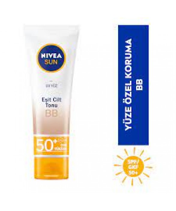 Nivea Sun BB Güneş Koruyucu Yüz Kremi Spf 50 50 ml