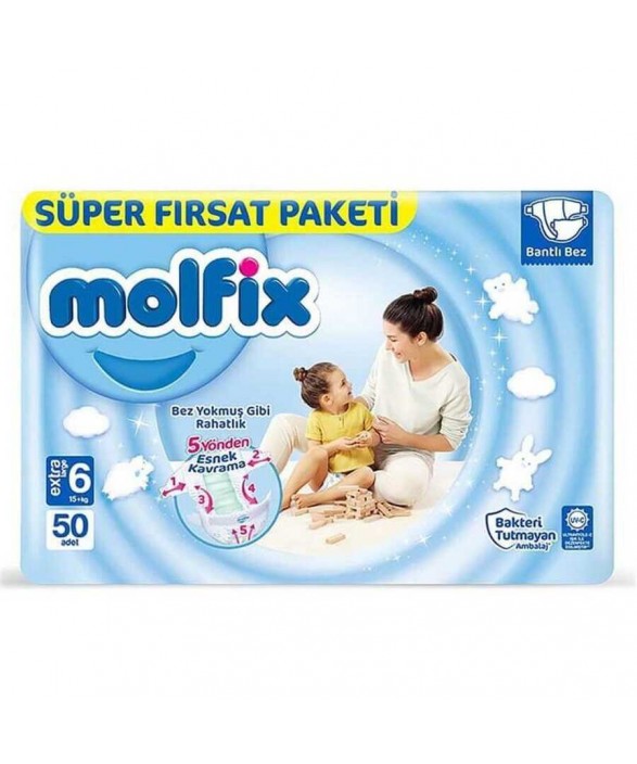 Molfix Bebek Bezi 4 Numara 76 lı