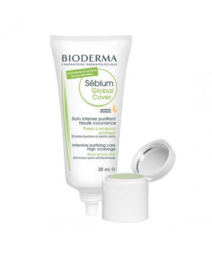 Bioderma Sebium Global Cover 30 ML Yağlı Ciltler İçin Renkli Matlaştırıcı