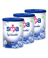 Sma İyi Geceler 2 6 12 Ay Devam Sütü 800 gr 3 lü Paket