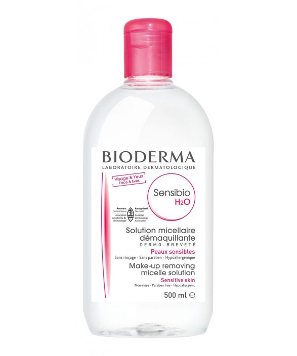 Bioderma Sensibio H2O Micelle Solüsyon 500 ML Hassas Ciltler İçin Makyaj Temizleme Suyu