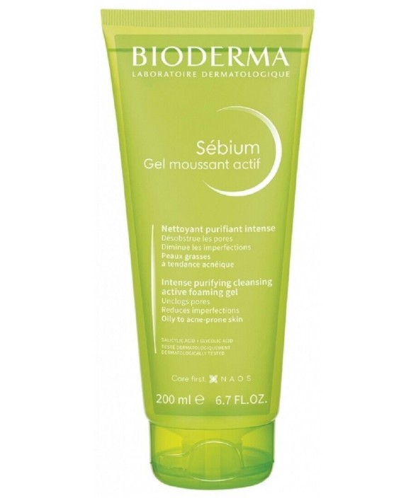 Bioderma Sebium Foaming Gel Active 200 ml