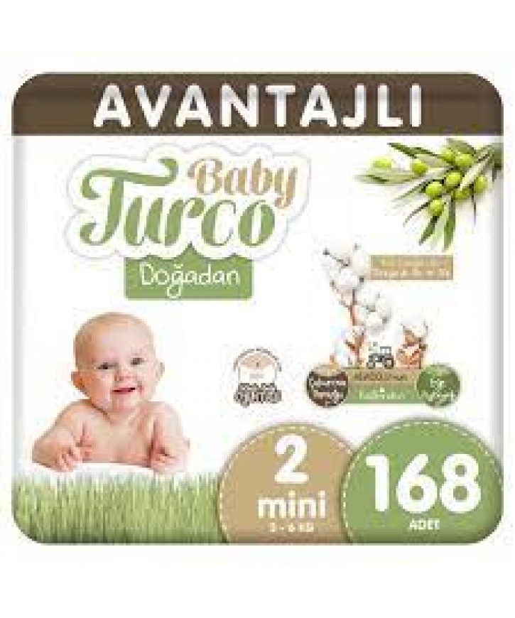 Baby Turco Doğadan Avantajlı Bebek Bezi 4 Numara Maxi 120 Adet eczahanemden