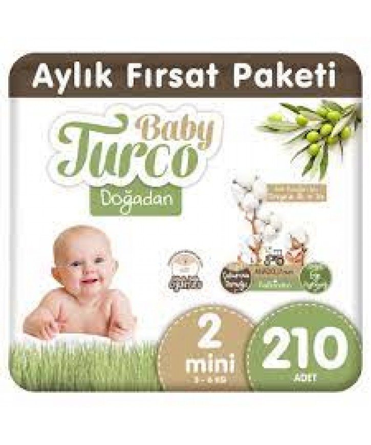 Baby Turco Doğadan 2 Numara Mini 420 Adet eczahanemden