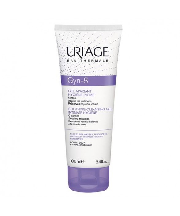 Uriage GYN 8 Soothing Intimate Hygiene Cleansing Gel 100 ML Temizleme Jeli