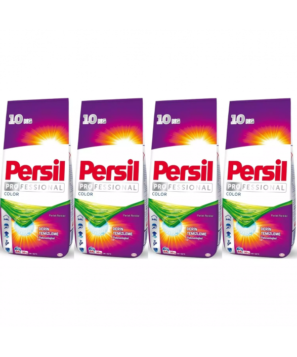 Persil Matik Renkliler İçin Toz Çamaşır Deterjanı 10 kg 4 li Paket