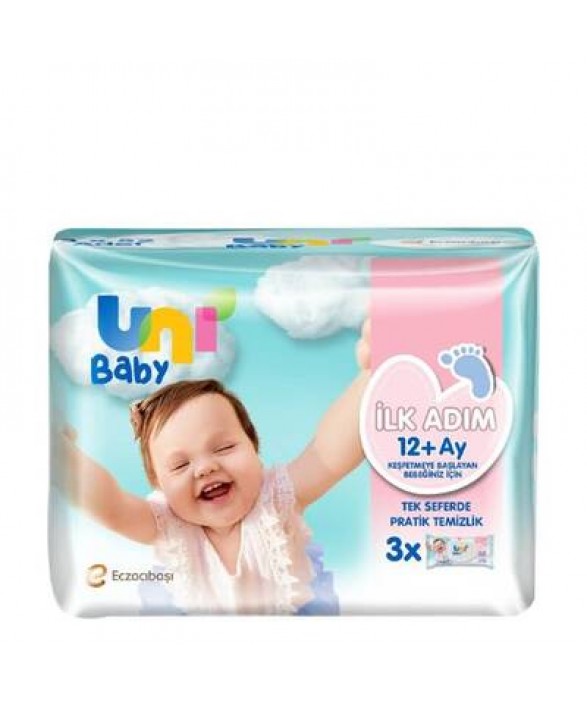 Uni Baby Islak Havlu İlk Adım 12 