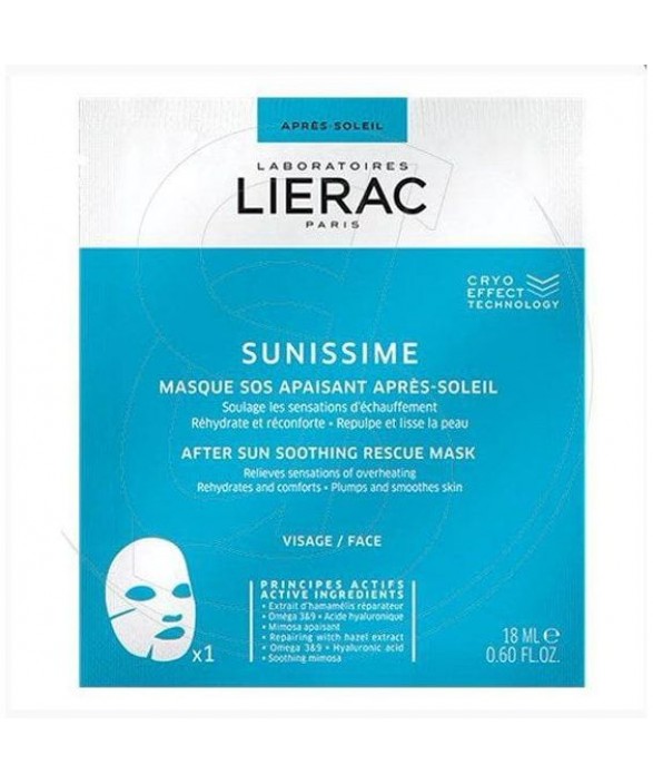 Lierac Sunissime After Sun Soothing Rescue Mask 18 ML Güneş Sonrası Maske