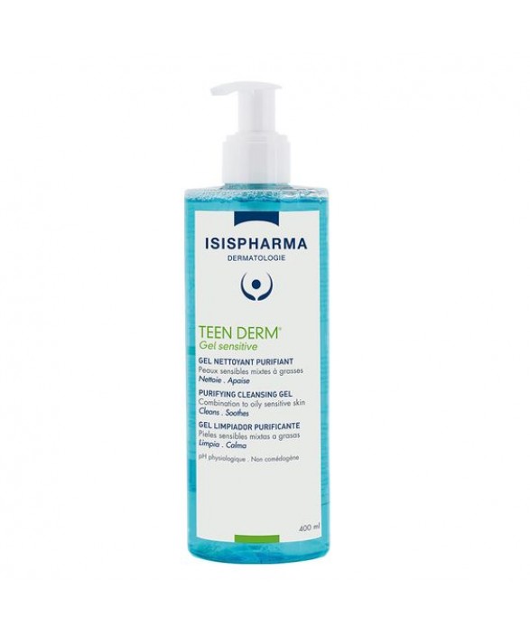 Isispharma Teen Derm Gel Sensitive Yüz Temizleme Jeli 250 ML