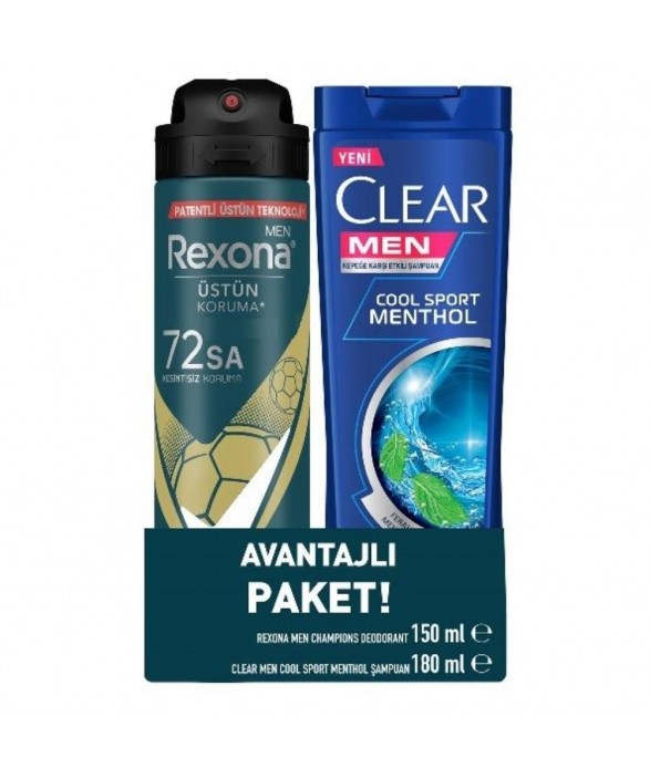 Rexona Deodorant Champıons Üstün Koruma Men 150ml Özel Paket