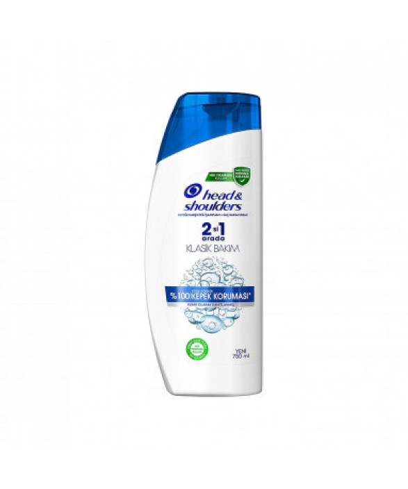 Head & Shoulders 2si 1 Arada Klasik Bakım Şampuan 750 ml