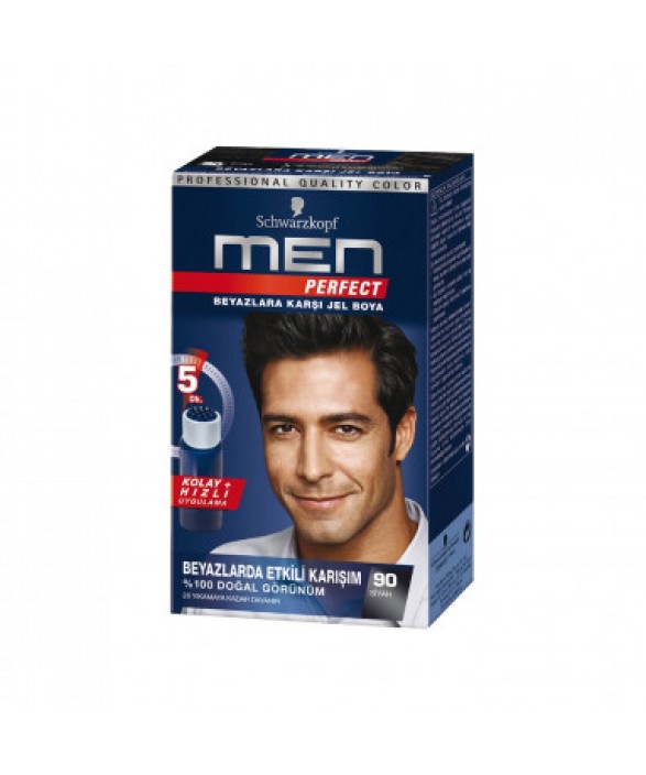 Schwarzkopf Men Perfect Saç Boyası 90 Siyah