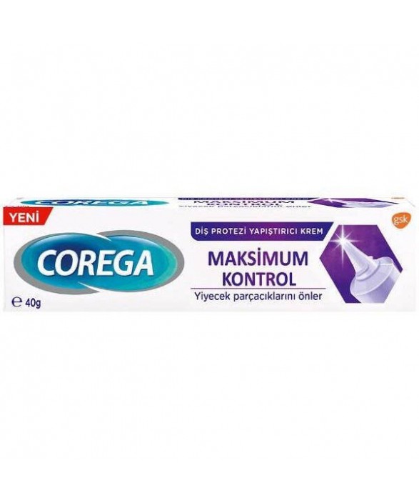 Corega Maximum Kontrol 40 gr Diş Protezi Yapıştırıcı Krem