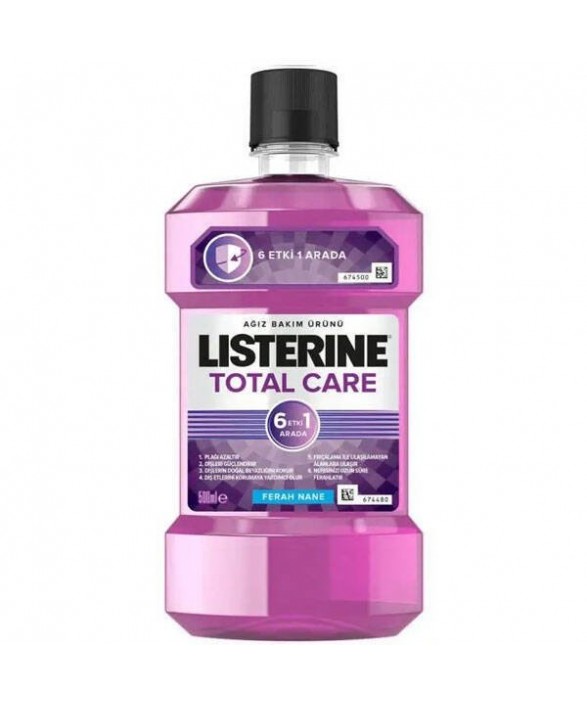 Listerine Total Care Gargara 500 ml 6 Etki 1 Arada