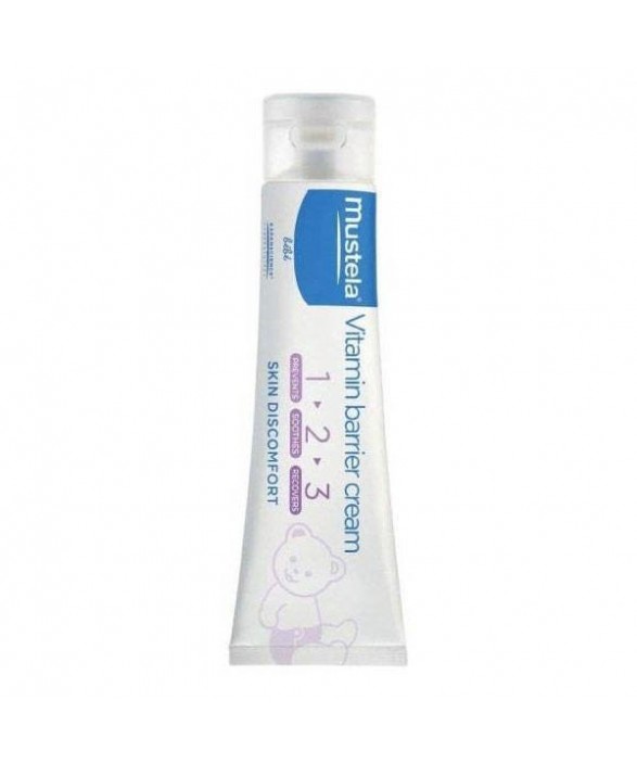 Mustela Vitamin Barrier Cream 1 2 3 Pişik Kremi 100 ML