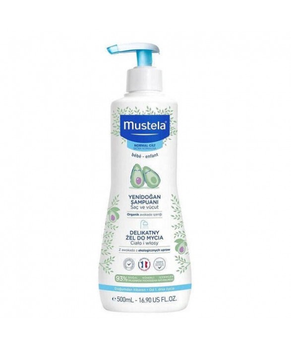 Mustela Gentle Cleansing Gel 500 ML Yenidoğan Şampuanı