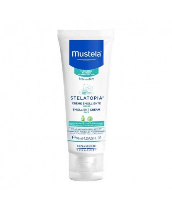 Mustela Stelatopia Emollient Face Cream 40 ML Nemlendirici Krem