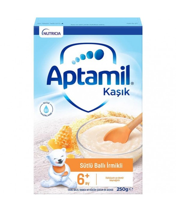 Milupa Aptamil 250gr Kaşık Maması Sütlü Ballı İrmikli