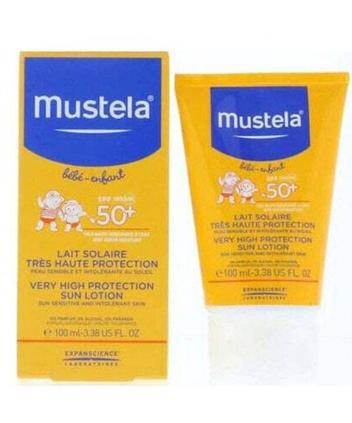 Mustela Very High Protection Sun Lotion Spf 50 100 ML Çocuklar için Güneş Kremi