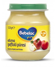 Bebelac Elma Şeftali Püresi 125 gr