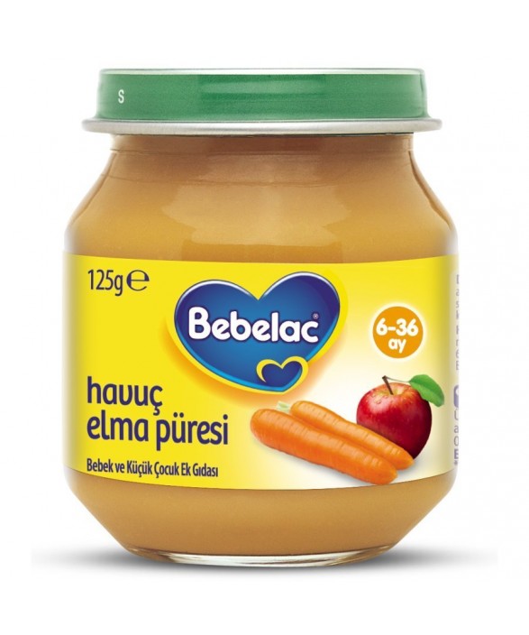 Bebelac Havuç Elma Püresi 125 gr