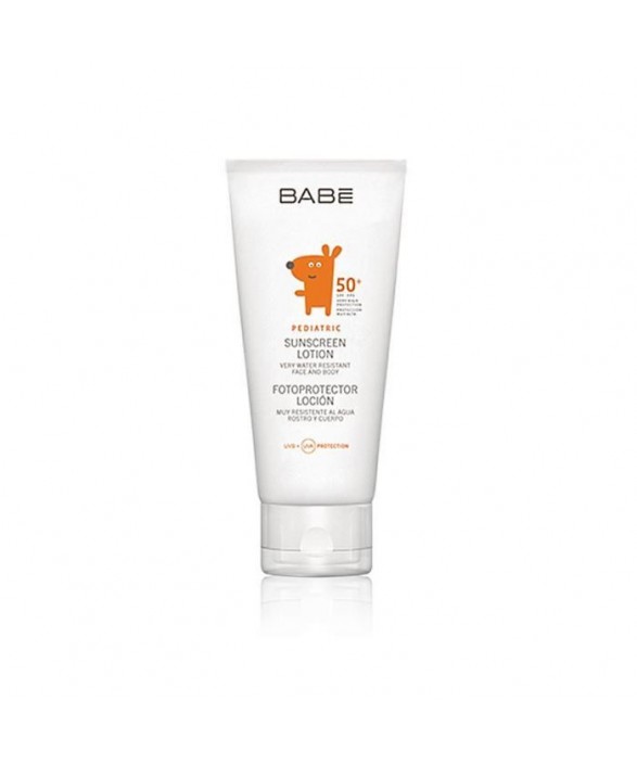 Babe Spf 50 100 ml Pediatric Sunscreen Lotion Bebek ve Çocuklar için Güneş Losyonu ve 100 ml  Set