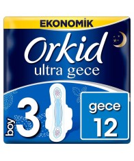 Orkid Ultra Gece 12 Adet