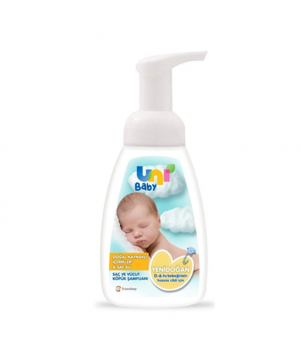 Uni Baby Yenidoğan Köpük Şampuan 200 ml