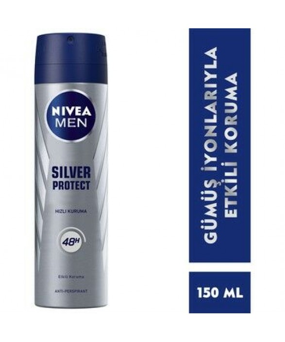 Nivea Sprey Erkek Sılver Protect 150 ML