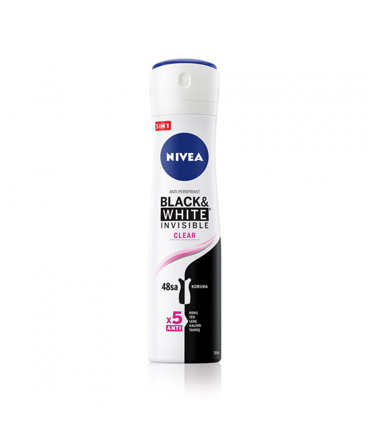 Nivea Deodorant İnvisible Black Whıte Fresh Sprey 150ml Erkek eczahanemden