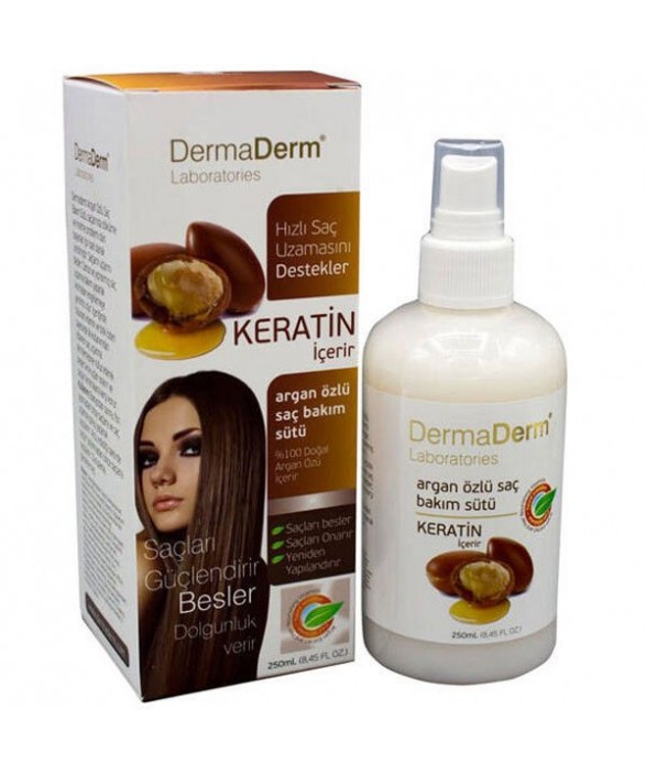 Dermaderm Argan Yağı Özlü Saç Bakım Sütü 250 ML