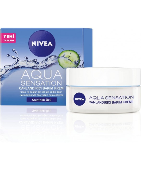 Nivea Aqua Sensation Canlandırıcı Bakım Kremi 50 ml  Özel Fırsat