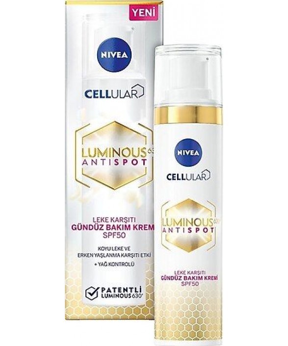 Nivea Nfc Cell Lumınıous 630 Leke Karşıtı Gündüz Kremi  SPF 50 40 ML