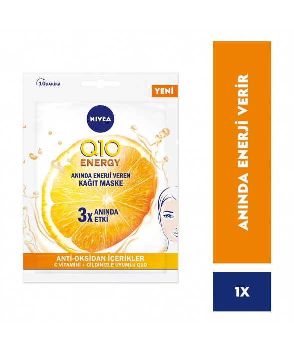 Nivea Nfc Q10 Energy Kağıt Maske