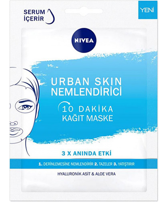 Nivea Nfc Urban Skin Nemlendirici Kağıt Maske 