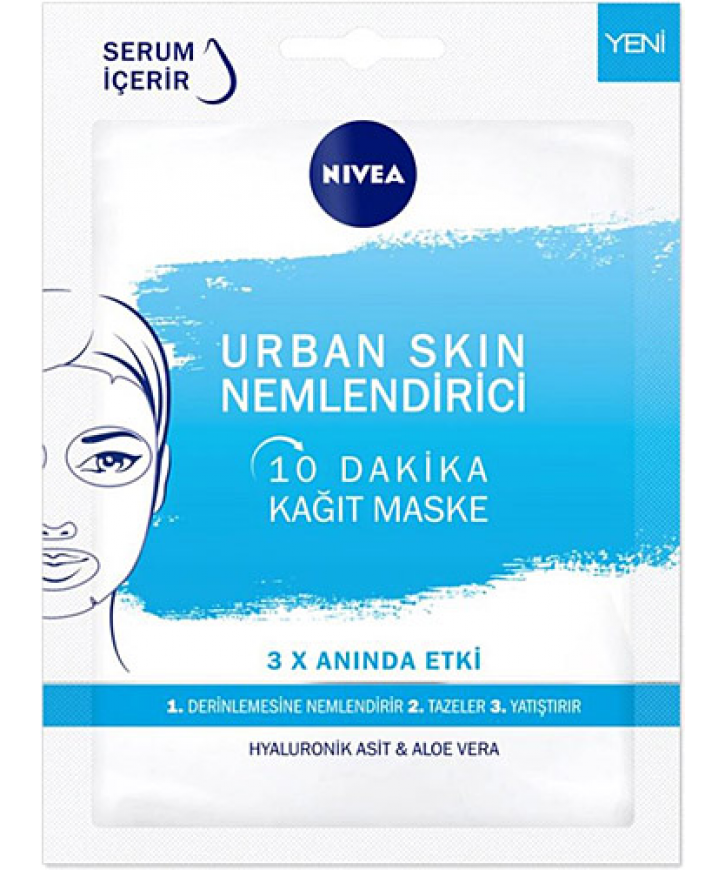 Nivea Nfc Urban Skin Işıltılı Kağıt Maske eczahanemden