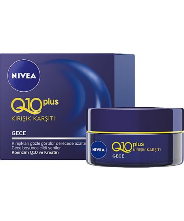 Nivea Nfc Q10 Power Kırışık Karşıtı Gece Kremi 50 ML