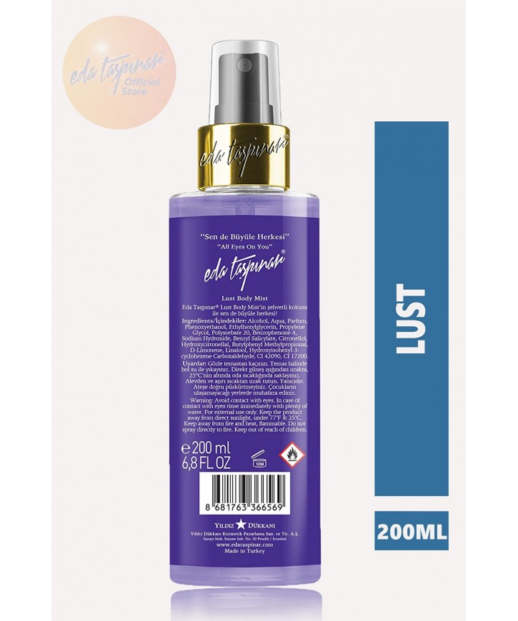 Eda Taşpınar Be My Valentıne Body Mıst 200 ml eczahanemden