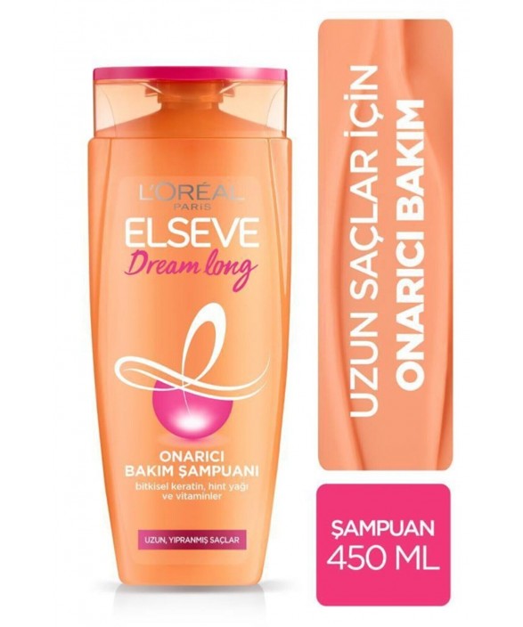 L'Oréal Paris Elseve Dream Long Onarıcı Bakım Şampuanı 450 Ml