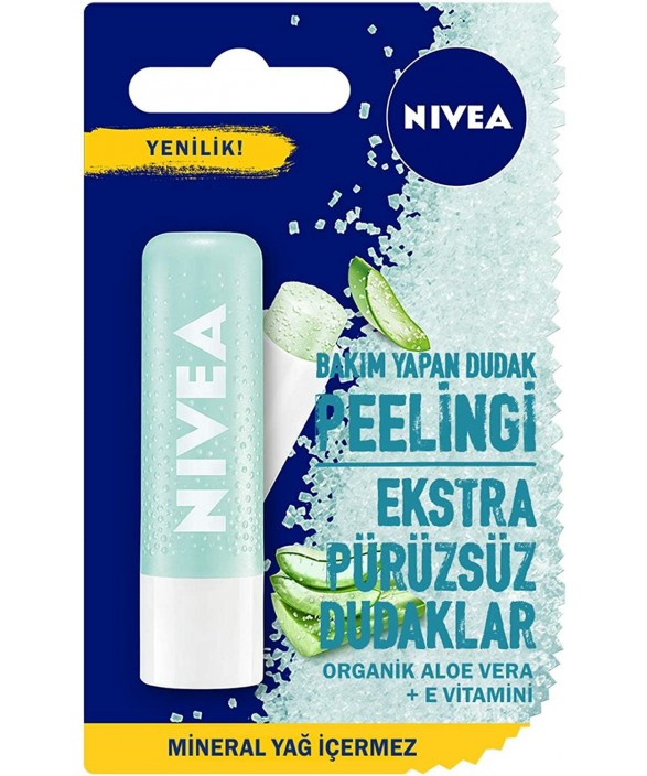 Nivea Dudak Peeling Scrup Aloea Vera 