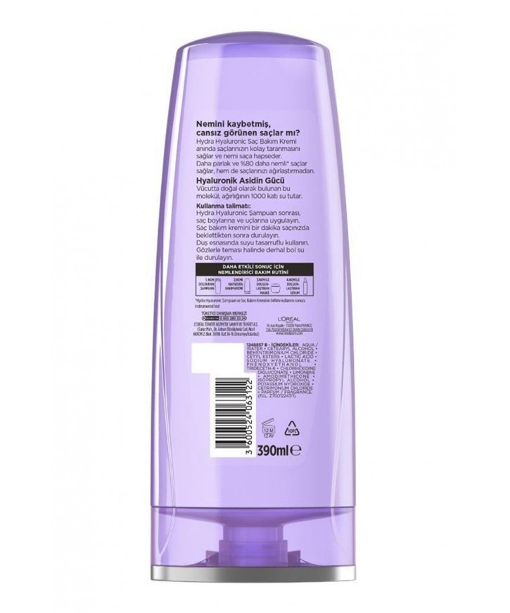 Loreal Elseve Maske 300 ML Hyaluron eczahanemden