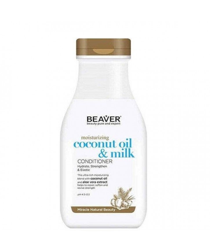 Beaver Coconut Oil Milk Bakım Kremi 350 ML Nemlendirici Saç Kremi