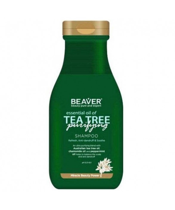 Beaver Tea Tree Şampuan 350 ML Kepek Karşıtı Şampuan