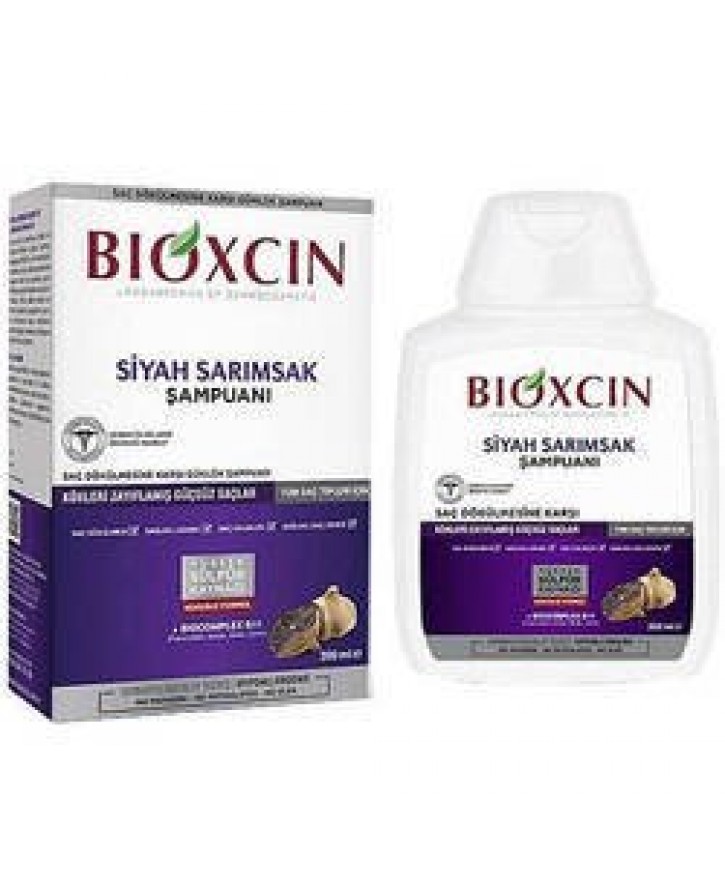 Bioxcin 300 Ml Siyah Sarımsak Şampuanı eczahanemden