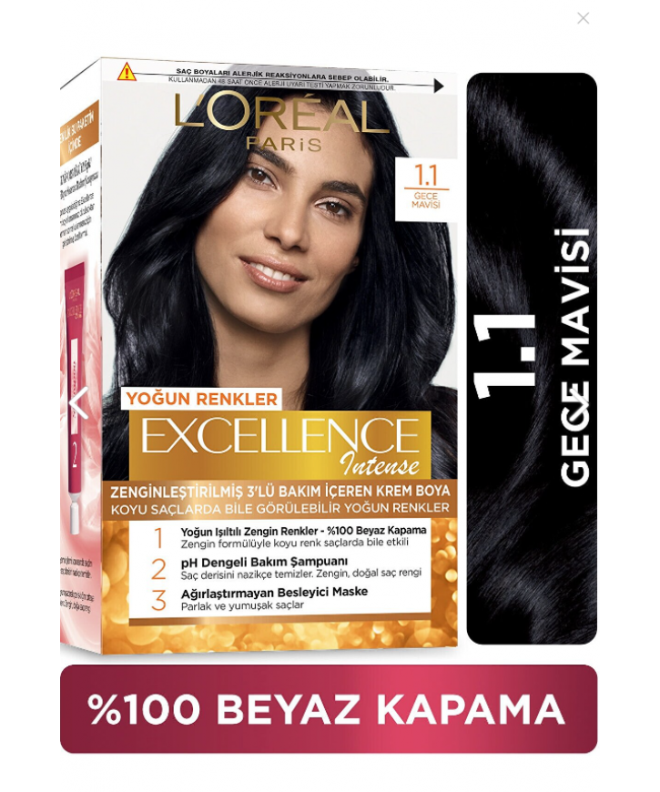 Loreal Excell Intense 5 45 Bakır Kahve Saç Boyası eczahanemden