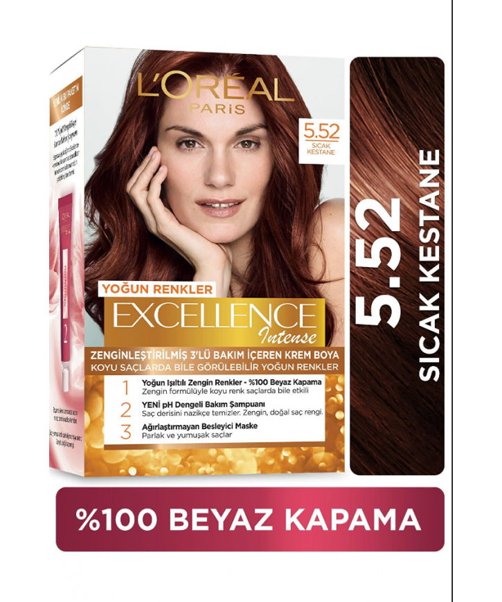 Loreal Excell Intense 8 34 Sıcak Sarı Saç Boyası eczahanemden