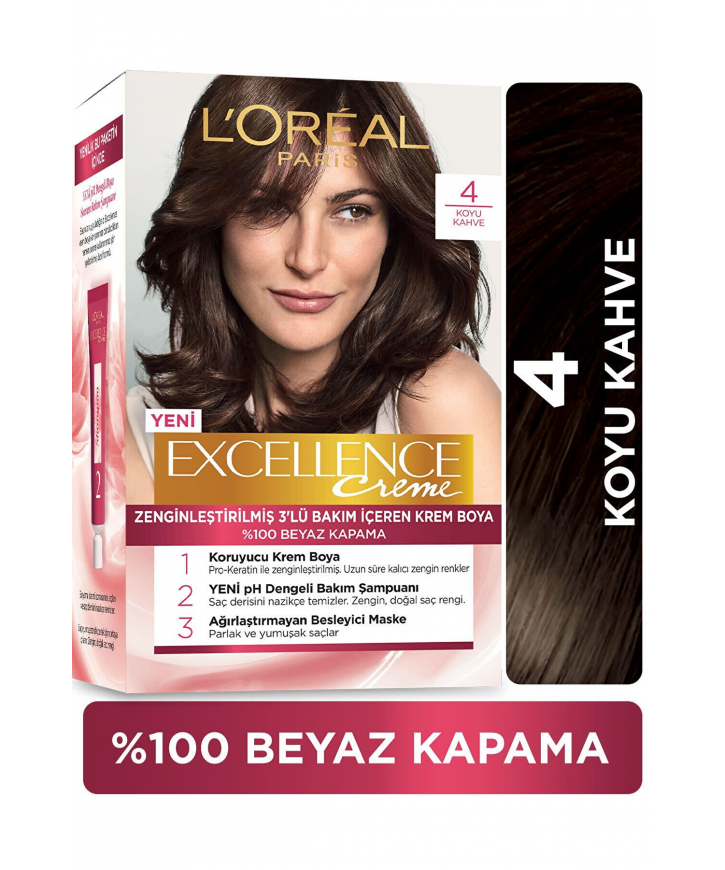 Loreal Excell 5 5 Kızıl Kestane Saç Boyası eczahanemden