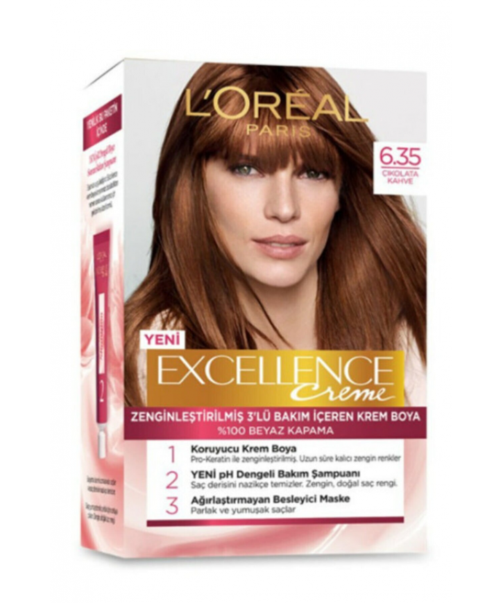 Loreal Excell 6 41 Fındık Kahve Saç Boyası eczahanemden